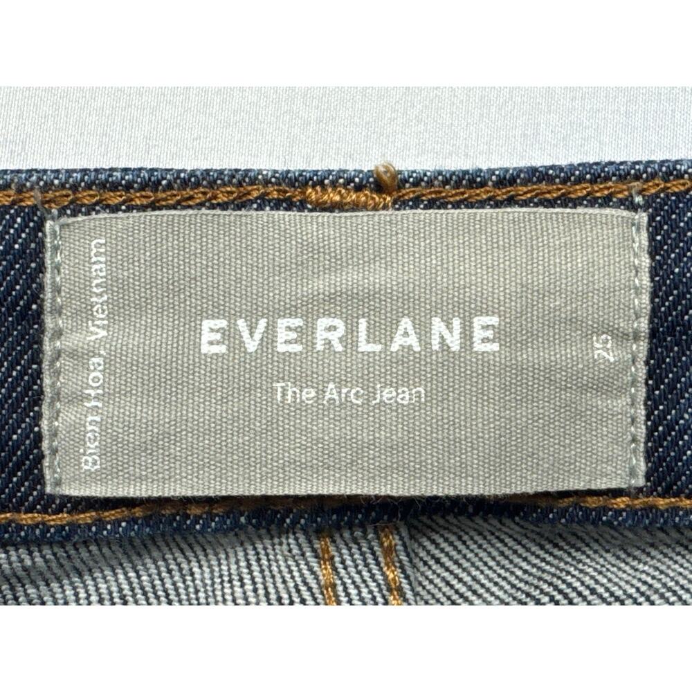 Everlane Women's The Arc Jean Blue Denim Jeans - Size 25 (25x26) - Picture 4 of 6